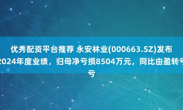 优秀配资平台推荐 永安林业(000663.SZ)发布2024年度业绩，归母净亏损8504万元，同比由盈转亏