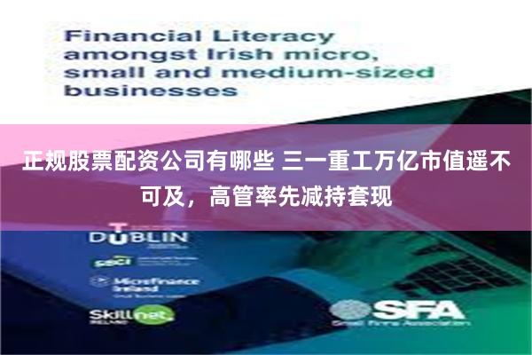 正规股票配资公司有哪些 三一重工万亿市值遥不可及，高管率先减持套现