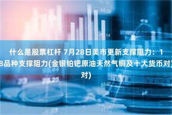 什么是股票杠杆 7月28日美市更新支撑阻力：18品种支撑阻力(金银铂钯原油天然气铜及十大货币对)